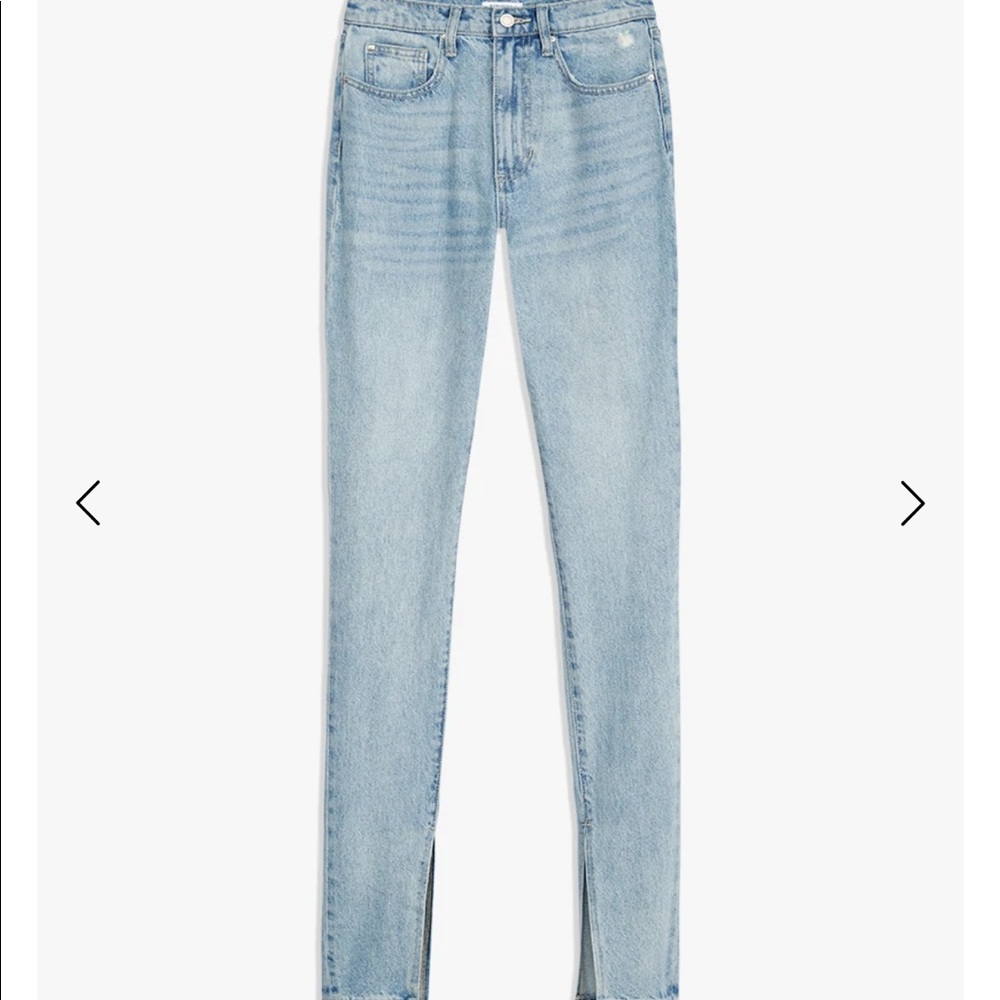 WeWoreWhat Stiletto Slit Jeans